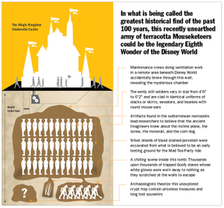 Illustration for article titled Legion Of Terra-Cotta Mouseketeers Found Beneath Disney World